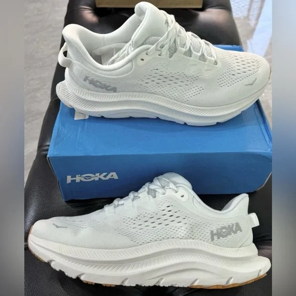 Hoka Kawana 2 🔥 Running Shoes White Nimbus Cloud 1147930 WNCL Sneakers 11 NEW - Picture 2 of 7